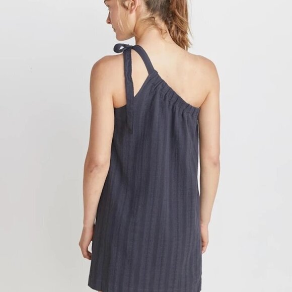 New with Tags - Marine Layer Cassia One Shoulder Tie (Grecian) Dress - Picture 2 of 10